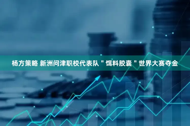 杨方策略 新洲问津职校代表队＂饵料胶囊＂世界大赛夺金